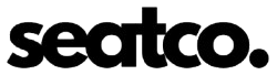 Black 'seatco.' logo on a white background